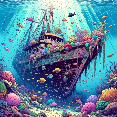 Explique por que os destroços de navios se tornam ecossistemas marinhos ricos em biodiversidade?