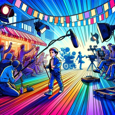 Explique por que os diretores às vezes usam atores infantis para papéis complexos no cinema?