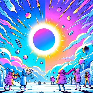 Explique por que os eclipses solares podem mudar rapidamente a temperatura?