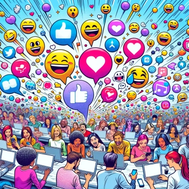 Explique por que os emojis se tornaram uma linguagem universal nas redes sociais?