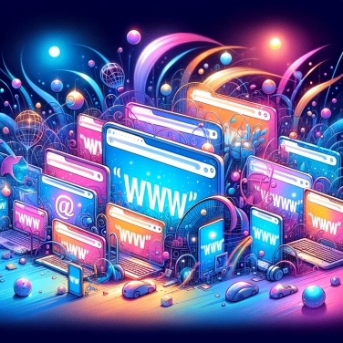 Explique por que os endereços web começam com www?