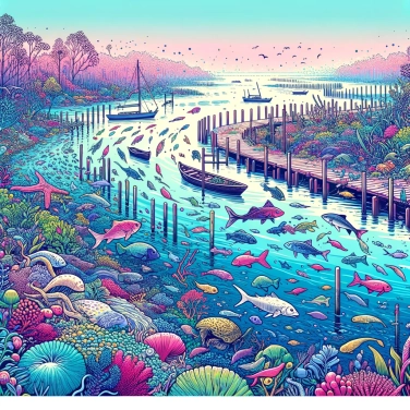 Explique por que os estuários são berçários da vida marinha?