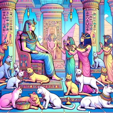 Explique por que os gatos são considerados sagrados na cultura egípcia?