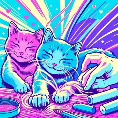 Explique por que os gatos se esfregam nos objetos para marcar seu território?