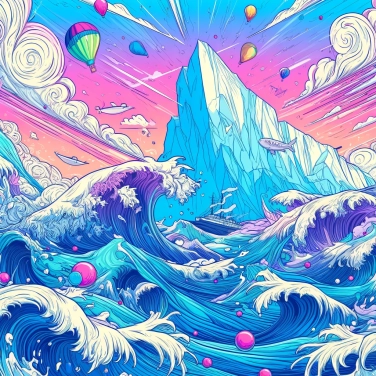 Explique por que os icebergs flutuam mesmo sendo feitos de gelo?