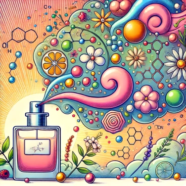 Explique por que os ingredientes moleculares nos perfumes criam aromas únicos?