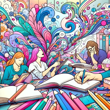 Explique por que os livros de colorir para adultos se tornaram populares nos últimos anos?