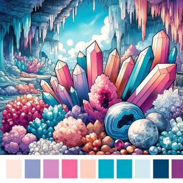 Explique por que os minerais podem ter cores vibrantes?