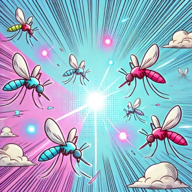 Explique por que os mosquitos são atraídos pela luz ultravioleta?