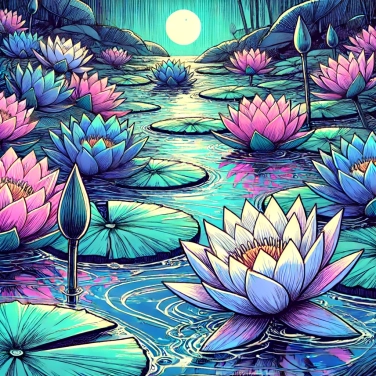 Explique por que os nenúfares fecham suas flores à noite?