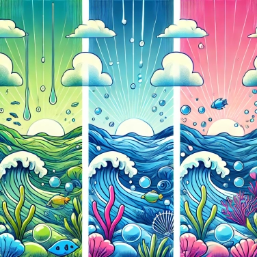 Explique por que os oceanos têm níveis de salinidade diferentes?