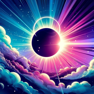 Explique por que os olhos podem doer após um eclipse?
