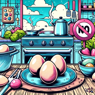 Explique por que os ovos crus não são recomendados para consumo?