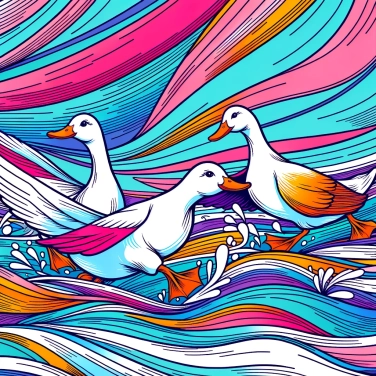Explique por que os patos têm as patas laranja?