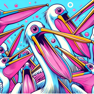 Explique por que os pelicanos têm uma bolsa embaixo de seus bicos?