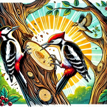 Explique por que os pica-paus conseguem bater nas árvores sem se machucar?