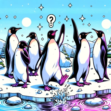 Explique por que os pinguins não sentem frio nos pés sobre o gelo?