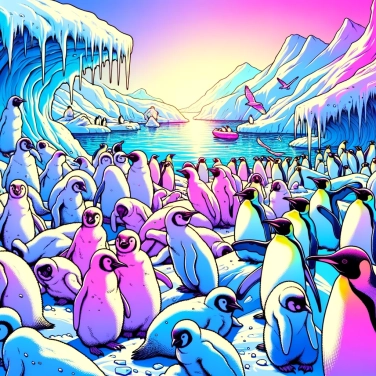 Explique por que os pinguins não têm medo do frio intenso?