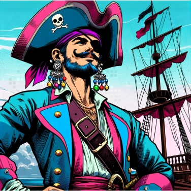 Explique por que os piratas usavam brincos de orelha?