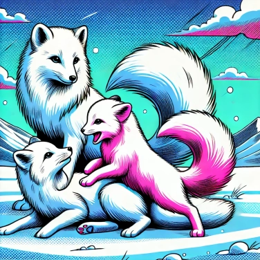 Explique por que os raposas polares têm uma pelagem branca no inverno?