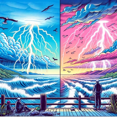 Explique por que os relâmpagos acompanham as tempestades?