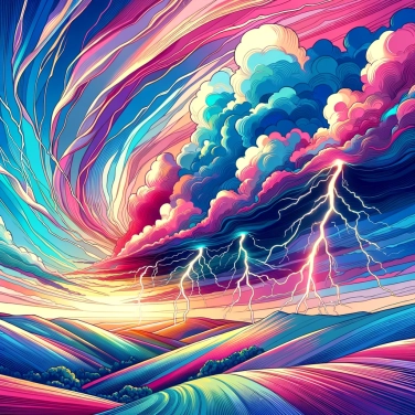 Explique por que os relâmpagos se formam durante uma tempestade?