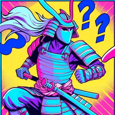 Explique por que os samurais usavam máscaras?