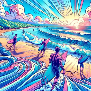 Explique por que os surfistas procuram beach breaks para suas sessões de surf?