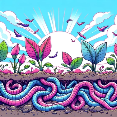Explique por que os vermes são tão benéficos para a terra dos nossos jardins?
