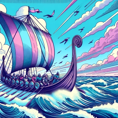 Explique por que os Vikings navegaram por distâncias tão longas?