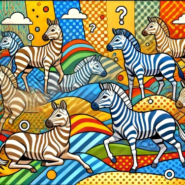 Explique por que os zebras têm listras?