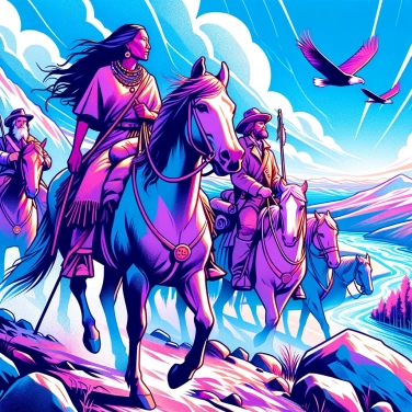 Explique por que Sacagawea era uma guia crucial para a expedição de Lewis e Clark?