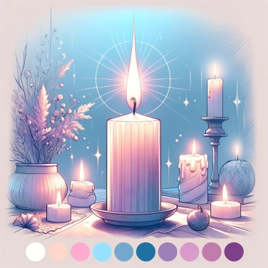 Explique por que uma chama de vela é em forma de cone?